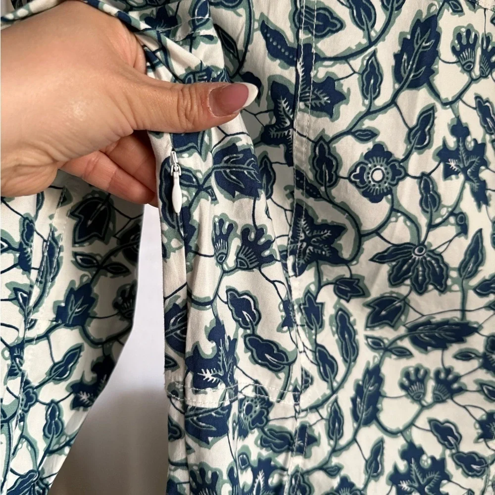 Derek Lam 10 Crosby Kasha Floral Print Shift Dress, Size 2 cotton - Picture 15 of 15